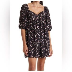 WAYF Floral Mini Dress XS | Like New!